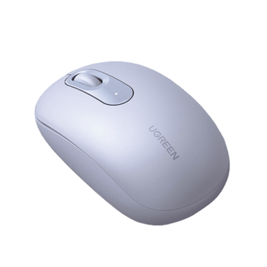 [90671] Mouse Inalámbrico 2.4G 800/1200/1600/2400 DPI | Función de 3 botones | Alcance 10m | Silencioso |  Ergonómico | Anti-caída y Anti-interferencias | Batería Alcalina AA incluida  | Color Dusty Blue.