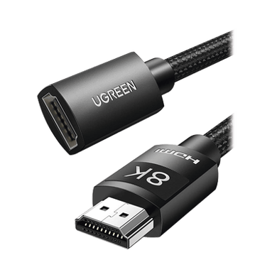 [40447] Cable de extensión HDMI 8K / 1 Metro / Macho a Hembra / HDMI 2.1 / 8K@60Hz / Núcleo de Cobre Puro 28AWG / Soporta la Conexión de hasta 3 Metros de largo en HDMI 2.1 