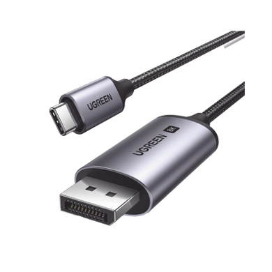 [25839] Cable USB-C a DP 1.4 | 3 metros | Compatible con Thunderbolt 3 & 4 | 8K@60Hz | 4K@240Hz | HDR10+ | eARC | DTS | 3D | ALLM | VRR | | FreeSync G-Sync | Caja de Aluminio | Nylon Trenzado | Conector Niquelado | Blindaje Multicapa.