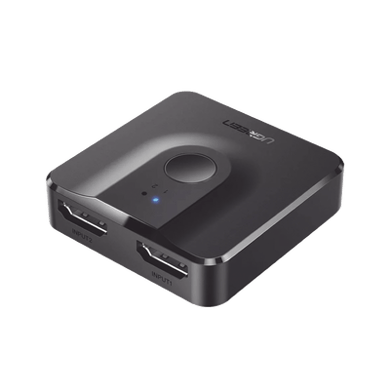 [50966] Switch/Divisor HDMI 4K 60Hz (Splitter)  | Bidireccional (2 Entradas 1 Salida/1 Entrada 2 Salidas | Switch Conmutable | Led Indicador | 3D | HDR | Dolby Atmos | Potente Chip IC | Diseño Compacto | No Requiere Energía