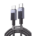 Cable USB-C USB-C | 1m | PD3.1 | 240W | Carga Rápida | 480 Mbps | Chip E-Maker | Caja de Aluminio | Nylon Trenzado | Compatible con Macbook Pro Air, iPhone 16/15 Plus Pro Max, Galaxy S24 Ultra, Pixel 9/8 Pro, etc. 