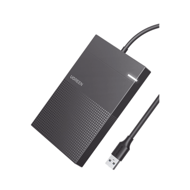 [30719] Carcasa de Disco Duro 2.5'' (Enclosure) | Adecuado para HDD y SSD de 2.5? | Chip Inteligente | UASP & TRIM | Led Indicador | ABS | Hibernación Automática | Compatible con SATA I II III, HDD, SSD de hasta 6TB.