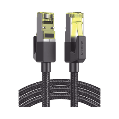 Cable Ethernet Cat7 CLASSâ? F/FTP Redondo con Malla de Nylon 3 Metros