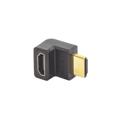 [20110] Adaptador HDMI de 90 Grados Macho a Hembra / Hacia Arriba / HDMI 2.0  4K@60Hz / Proporciona Flexibilidad Sin Doblar los Cables HDMI