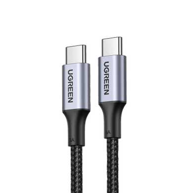 [70429] Cable USB-C a USB-C | 2 Metros | Carga Rápida de hasta 100W | Transferencia de datos 480 Mbps | PD3.0 | QC4.0/3.0/2.0 | FPC | AFC | Protección Integrada| Caja de Aluminio | Nylon Trenzado | Amplia Compatibilidad | Color Negro.