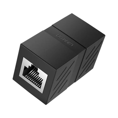 [20390] Acoplador (Extensor de Cable Ethernet RJ45 a RJ45) | 1000Mbps | Compatibilidad con Cat7 Cat6A Cat6 Cat5e | Compatible con POE | Ignífugo | ABS