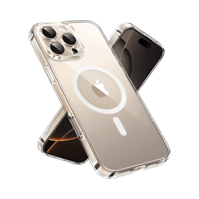 [45928] Funda protectora magnética transparente UGREEN Classy para iPhone 16 Pro Max (transparente)