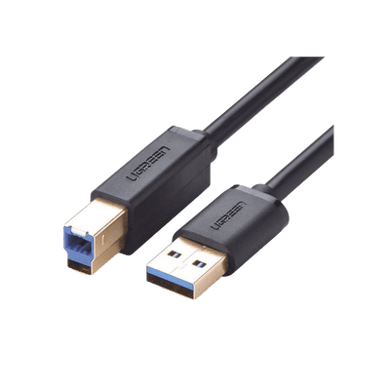 [10372] Cable USB-A 3.0 macho a USB-B macho / Ideal para Impresora, Escáner, Pianos, Barras de sonido, etc. / Plug & Play / Compatibilidad Universal / 2 metros