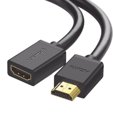 [10140] Cable extensor HDMI de 0.5M / 4K@60Hz / 3D / HDR /  Macho a Hembra /  Núcleo de cobre estañado / Transmisión estable.