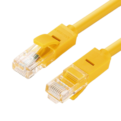[15862] Cable UTP Ethernet Cat 6  Color Amarillo 5 Metros
