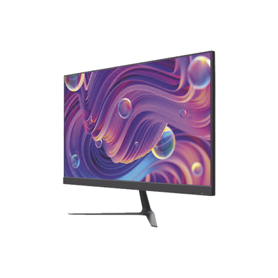 Monitor LED Full HD (1080p) de 23.8" / Ideal para CCTV, Oficina y Hogar / Entrada HDMI-VGA / Montaje VESA ( 75 X 75) / Uso 16/7 / Backlight E-LED / Ultra Delgado 