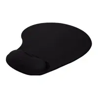 Mousepad Acteck MG210 / mouse pad con reposamuñecas de gel / base antideslizante / ergonómico / 24x21x2.5 cm / negro