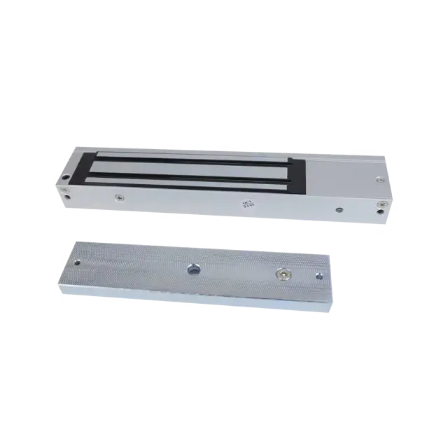 Chapa Magnética de 600 Lbs (272 Kg) / Montaje en Puerta Normal / Certificado CE / Uso en Interior / Magnetismo Anti-residual 