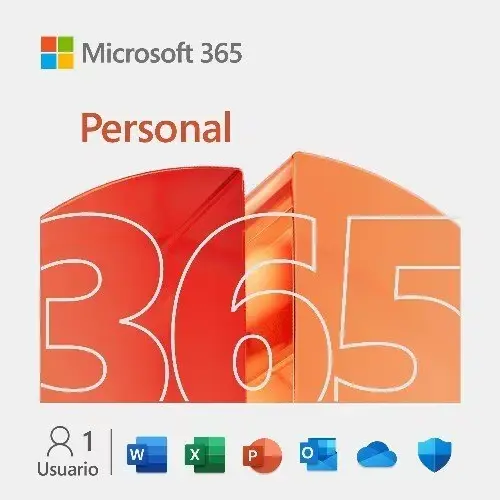 Microsoft 365 Personal - Licencia de suscripcion (1 año) - 1 usuario (multiples dispositivos) - Descargable