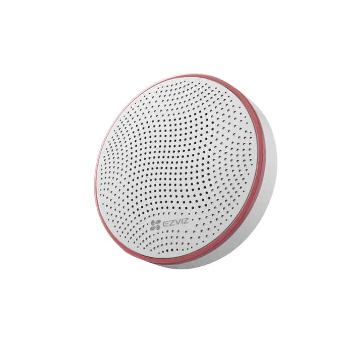 Sirena Inalámbrica Con estrobo / Utiliza 4 Baterías CR123A o Alimentación 12Vcc / Compatible con Kit de alarmas CS-B1 / Uso en Exterior 