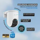 Cámara PT / Wi-Fi / Resolución 3 Megapixel (2K) / Visión Nocturna en Color / AI Detección de Humanos y Vehículos / Defensa Activa con Sirena y Luz Estroboscópica / IP67 