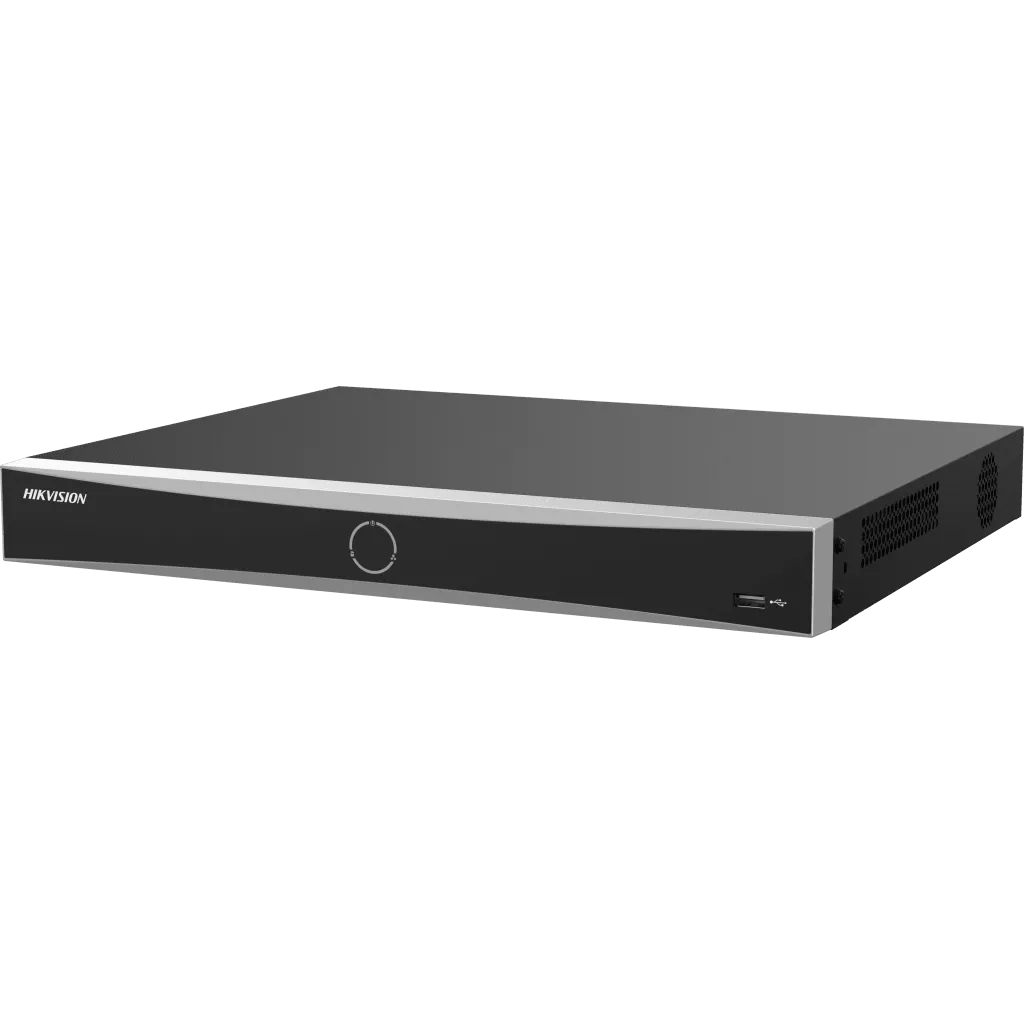 [Acusearch] NVR 12 Megapixel (4K) / 16 canales IP / AcuSense (Evita Falsas Alarmas) / Reconocimiento Facial / 1 Bahía de Disco Duro / HDMI en 4K / Sin Puertos PoE+ 