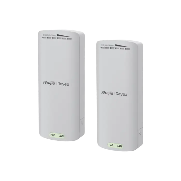 Kit Enlace Inalámbrico de 500 m Preconfigurado + Ajuste Automático de Potencia / Hasta 300 Mbps / Doble Puerto LAN