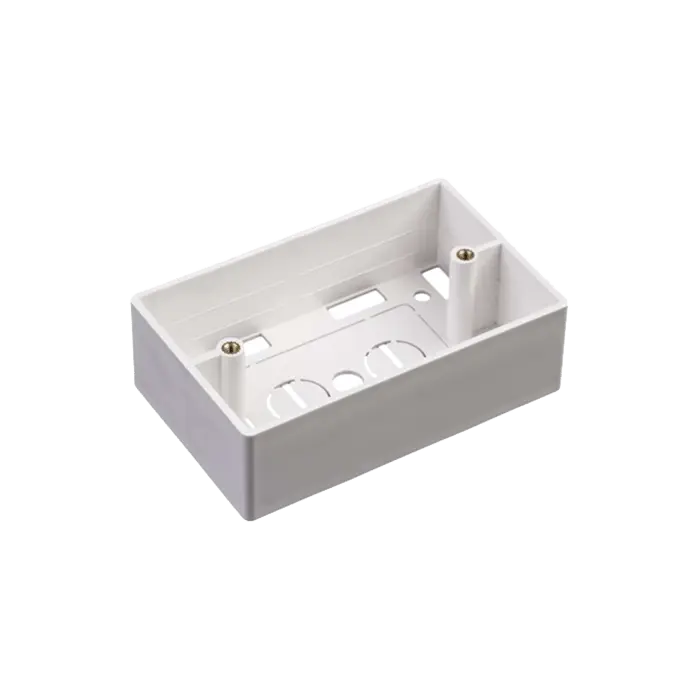 [LP-FP-33] Caja de Pared Universal, Color blanco, Para montaje con Placas de Pared