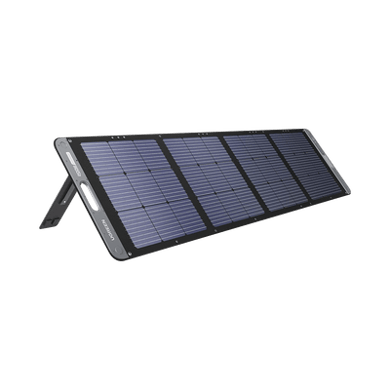 [15114] Panel Solar Plegable 200W / Recomendado para el Power Station Portable de 1200W UGREEN /  Alta Eficiencia de Conversión / Alineación Inteligente de la Luz Solar / Resistente Al Agua y Duradero / Incluye Cable XT60 Macho a Macho 2m.