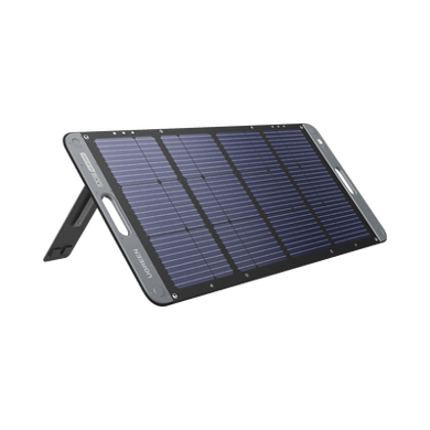 [15113] Panel Solar Plegable 100W / Recomendado para el Power Station Portable de 600W UGREEN /  Alta Eficiencia de Conversión / Alineación Inteligente de la Luz Solar / Resistente Al Agua Y Duradero / Incluye Cable XT60 Macho a Macho 2m.