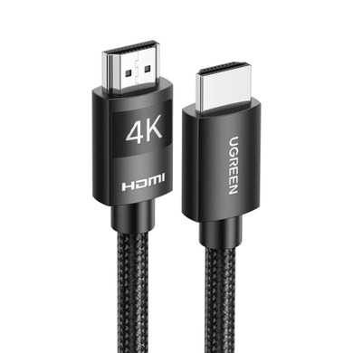 [40101] Cable HDMI 2.0 de Nylon Trenzado | 2 metros | 4K@60Hz | ARC | Dolby ATMOS | True HD | TMDS | HDR | 3D Inversivo | 18Gbps | 3 Capas de Protección + 4 de Blindaje | Niquelado | Carcasa de Aluminio.