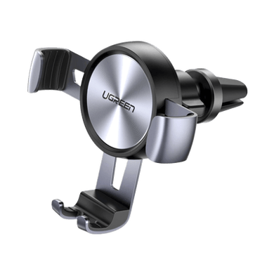 [50564] Soporte de Celular para Automóvil en Rendija de Ventilación / Sistema de Gravedad / Rotacion de 360° /Angulo Multiple / Almohadillas de Goma Antideslizantes / Amplia Compatibilidad con dispositivos de 4'' a 7'' / Color Negro