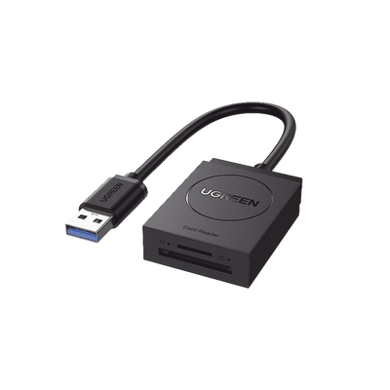 [20250] Lector de tarjetas USB-A 3.0 a MicroSD (TF) / SD | 5Gbps | Soporta hasta 2TB | Soporta Windows/Mac OS/Linux/Android | Lectura de Tarjetas Simultánea | No Requiere Controlador | Cable de 15cm.