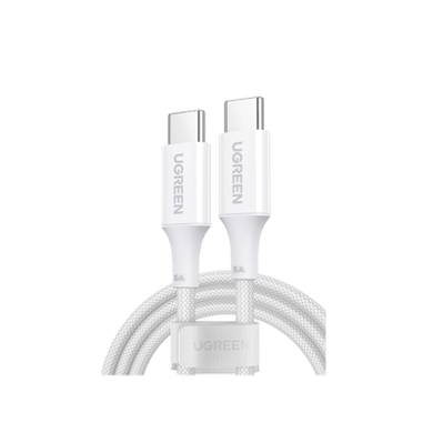 [15269] Cable USB-C a USB-C | 2 Metros | Potencia de Carga 100W | 20V 5A | PD3.0 | QC4.0/3.0/2.0 | FPC | AFC | 480 Mbps | Chip E-Market | Compatible con IPhone 15 | Carcasa de Aluminio | Nylon Trenzado.