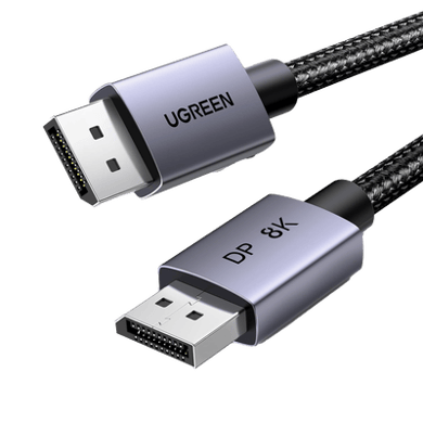 [25906] Cable DisplayPort 1.4 | 3 metros | Resolución 8K@60Hz | Blindaje interno Múltiple | 3D/HDR+/HDCP | 32.4 Gbps | FreeSync G-Sync | Certificado VESA | Núcleo de Cobre Estañado | Malla de Nylon | Carcasa de Aluminio.
