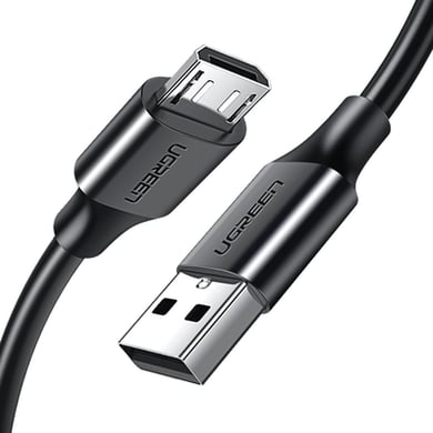 [60138] Cable USB-A a Micro USB | 2 Metros | Tecnología de Carga Rápida Qualcomm / QC 3.0/2.0 | Recarga hasta 18W | Transmisión de Datos hasta 480Mbps | Tecnología de Carga Segura | Hasta 5,000 Flexiones | ABS y PVC de Alta Duraci&