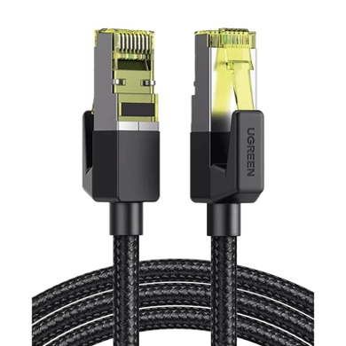 [80423] Cable Ethernet Cat7 CLASSâ? F/FTP Redondo con Malla de Nylon 2 Metros