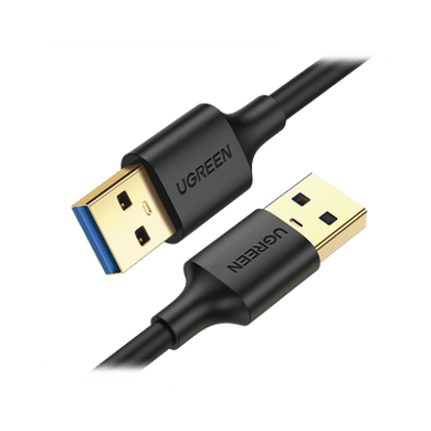 [10370] Cable USB-A 3.0 a  USB-A 3.0 / 1 Metro / Macho a Macho / Conector Niquelado / Núcleo de Cobre Estañado / Blindaje Múltiple / Velocidad 5Gbps / No Requiere Controlador / Compatible con USB2.0 Y USB 1.1