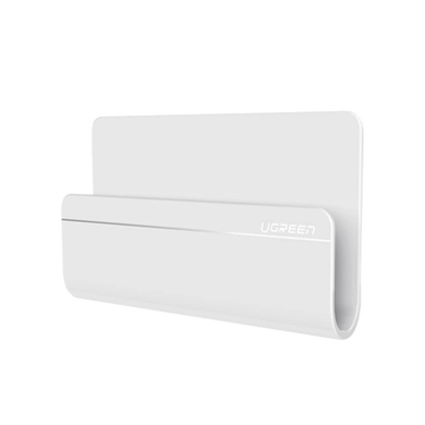 [30394] Soporte de Pared Adhesivo para Teléfono / Diseño de Montaje en Pared / Protección De Silicona Antideslizante / Anti Arañazos / Adhesivo 3M / Soporta Dispositivos 165*81*26.5 mm. / Caja De ABS / Color Blanco