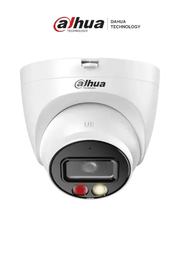 [DH-IPC-HDW2649T-S-IL] Cámara IP Domo de 6 Megapixeles/ Lente de 2.8mm/ 30 Metros de Iluminador Dual Inteligente+Full Color/ SMD Plus/ Protección Perimetral avanzada/ Micrófono Integrado/ IP67/ Ranura para MicroSD