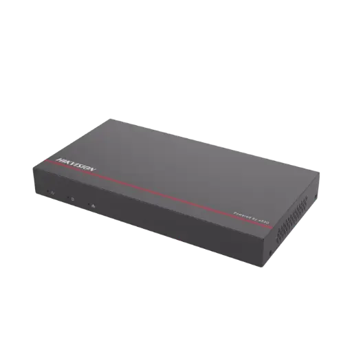 [DS-E08NI-Q1/8P/1T] NVR + eSSD / 4 Megapixel / 8 Canales IP / 8 Puertos PoE+ / eSSD de 1 TB / ACUSENSE / Diseño Compacto y Cero Ruido 