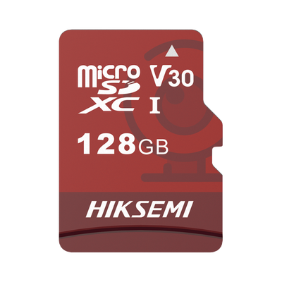 [HS-TF-E1/128G] Memoria microSD / Clase 10 de 128 GB / Especializada Para Videovigilancia (Uso 24/7) / Compatibles con cámaras HIKVISION y Otras Marcas / 95 MB/s Lectura / 50 MB/s Escritura