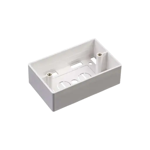 [LP-FP-33] Caja de Pared Universal, Color blanco, Para montaje con Placas de Pared